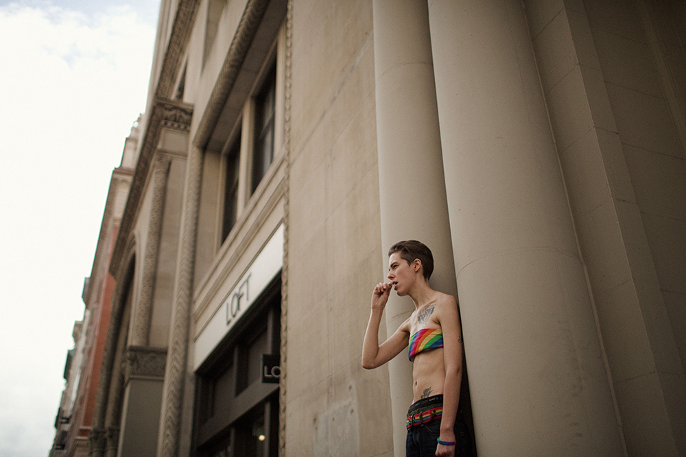 portrait at NYC Pride 2015