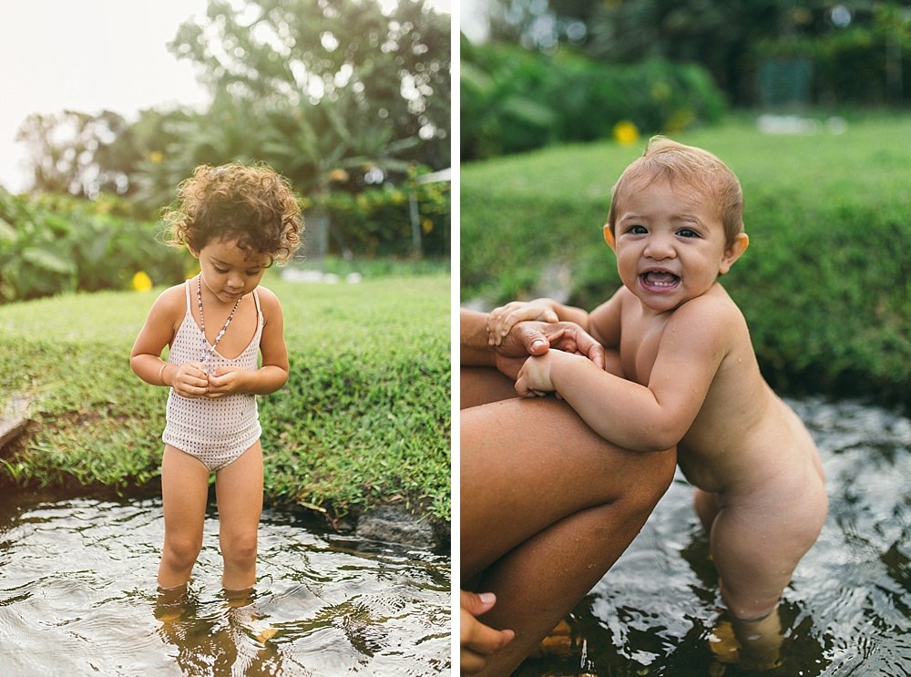keanae peninsula mama Kamalani shares on tropical moms, a series on Maui motherhood with interviews and family photography. kamalani in the taro patches. 