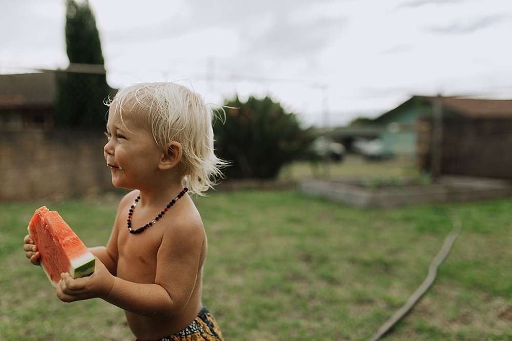 raising vegan babies, ellen fisher on Maui 