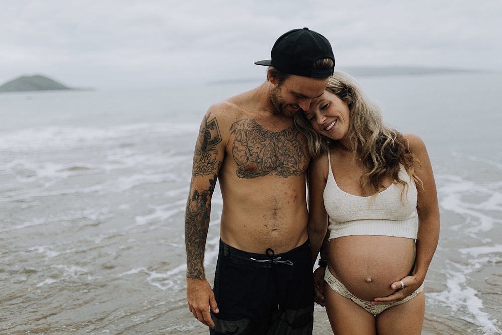 tattoo maternity couple 