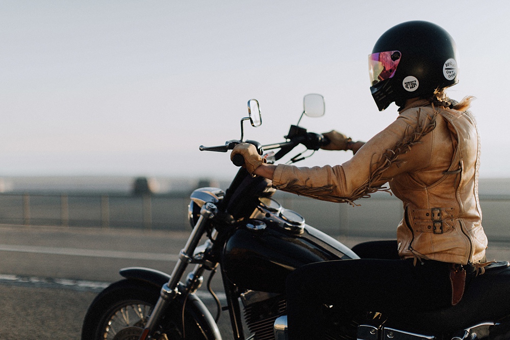 Women motorcyclist take a trip down the PCH. 