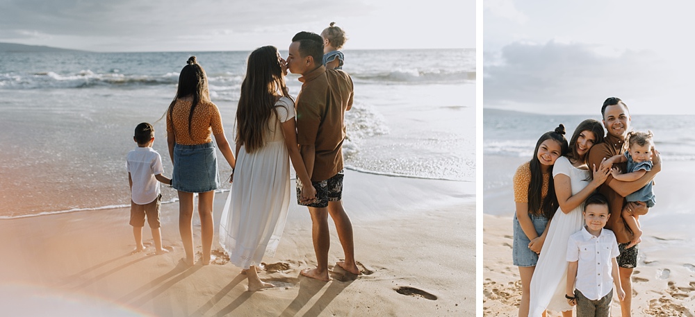 cute and playful family photography in wailea, hawaii