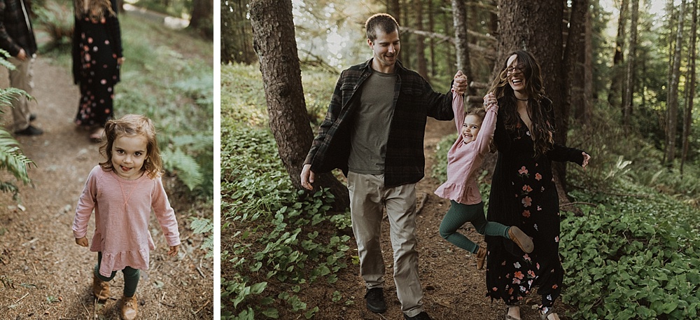 Cute family photos in Trinidad in Humboldt County. 