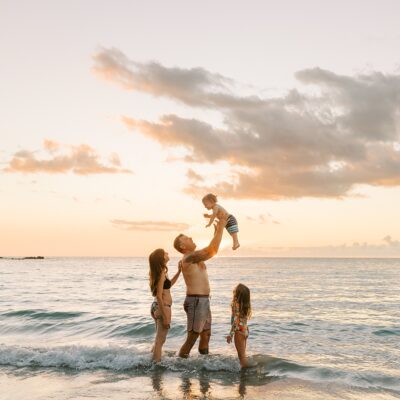 best beach for mauna kea family photos