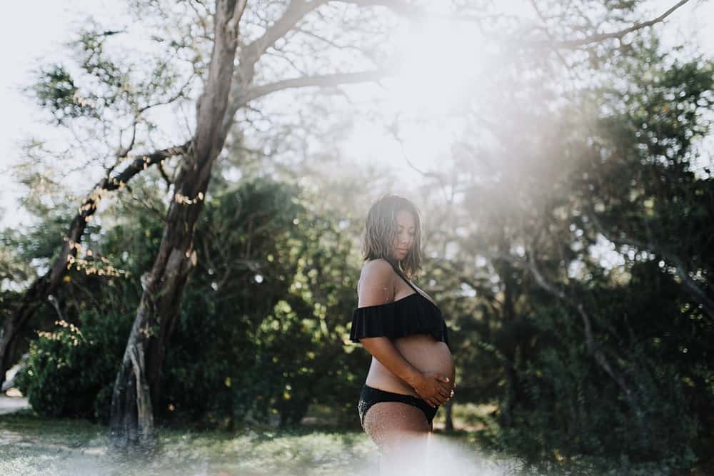 anne & fred | pregnancy photography hawaii
