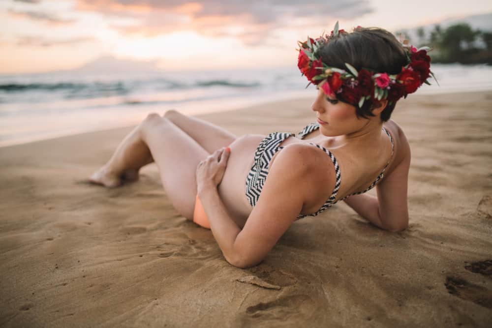 anne x southside sunset | hawaii maternity photography