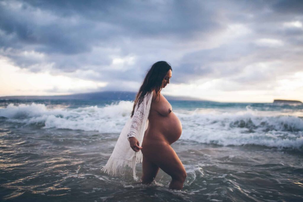 meagan // maui maternity photography
